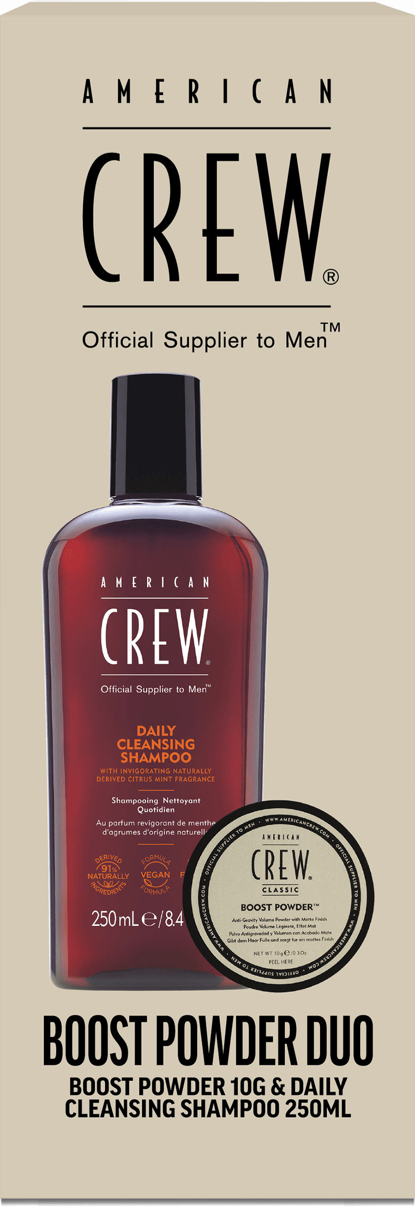 American Crew Boost Powder Gift Set Duo Pack