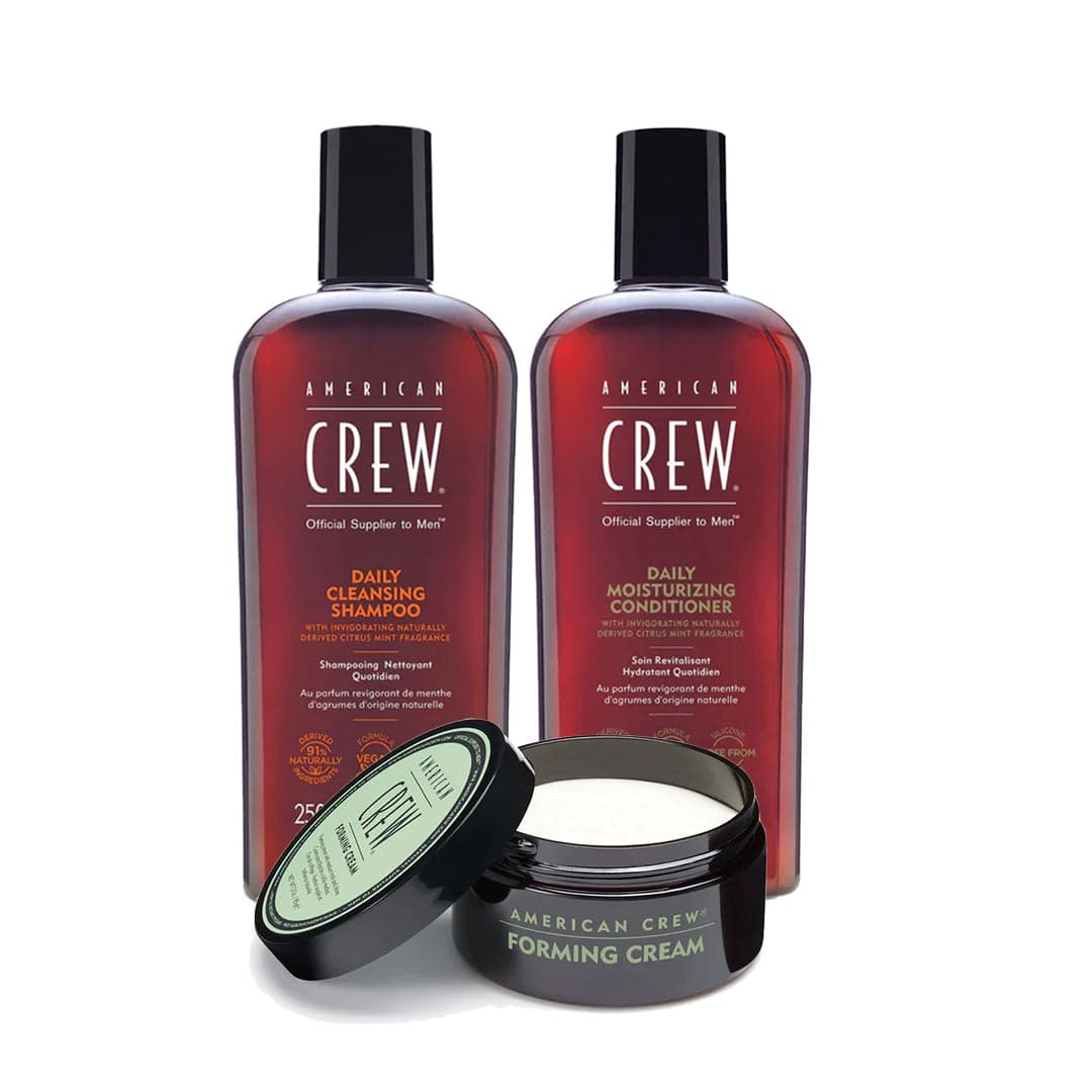 American Crew Forming Cream Hair & Styling Bundle