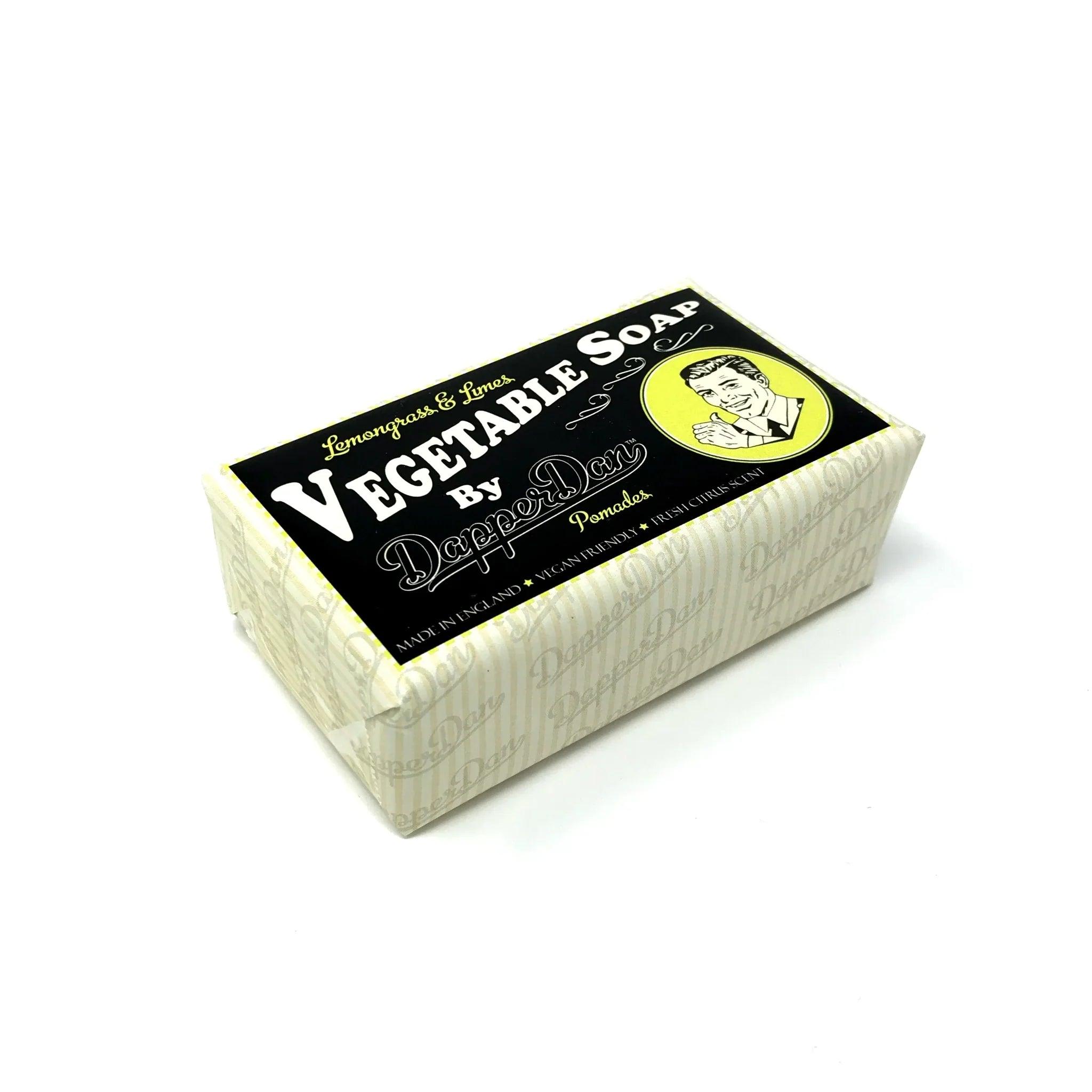 Dapper Dan Lemongrass & Limes Vegetable Soap 200g