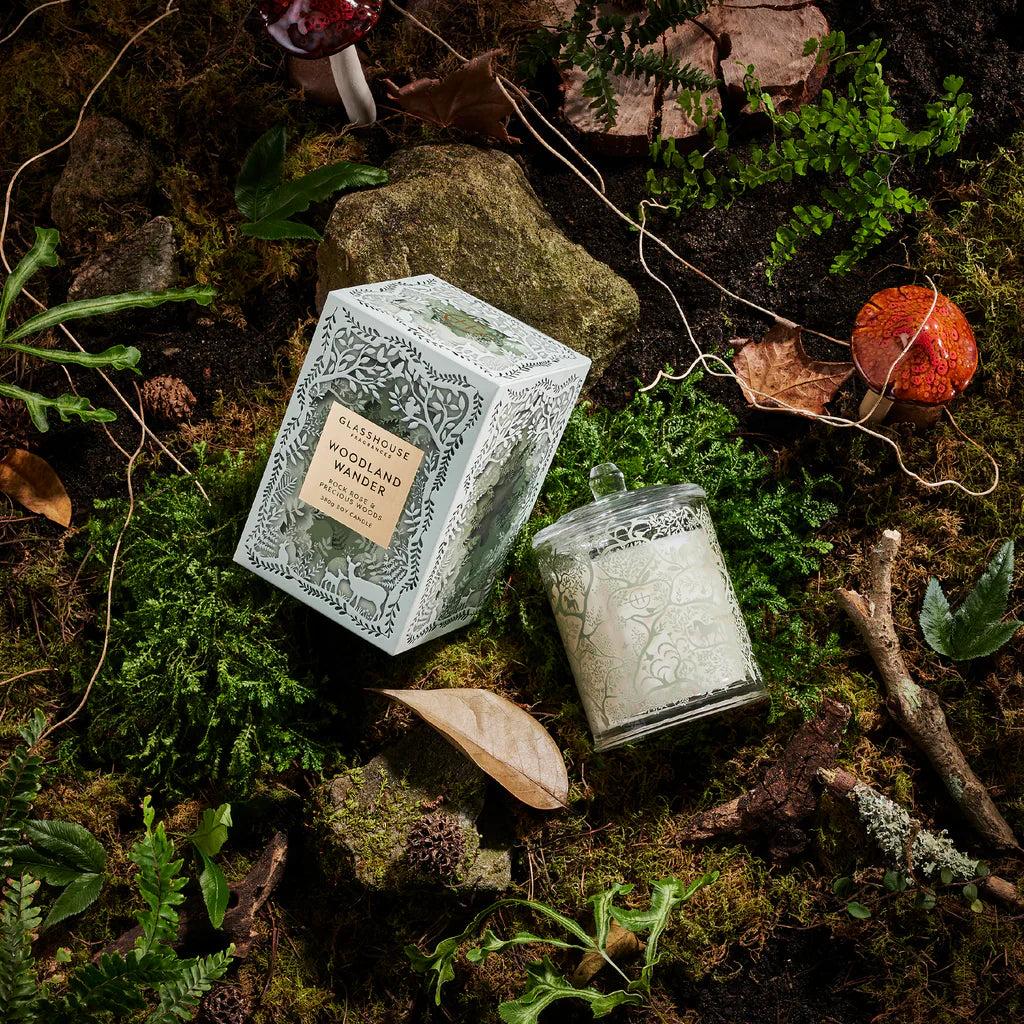 Glasshouse INTO THE WOODS Woodland Wander Candle 380g