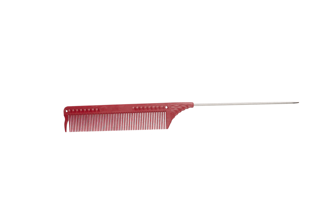 JRL Pin Tail Comb 8.8" - Red