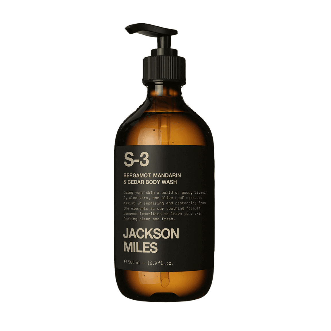 Jackson Miles S-3 Bergamot, Mandarin & Cedarwood Oud Body Wash 500ml