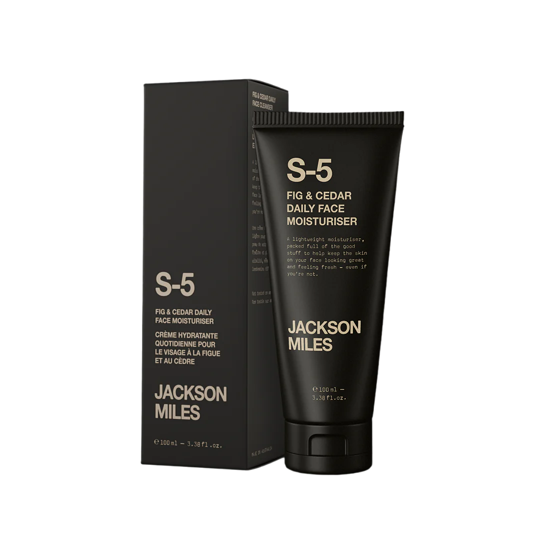 Jackson Miles S-5 Fig & Cedar Anti-Aging Daily Face Moisturiser 100ml