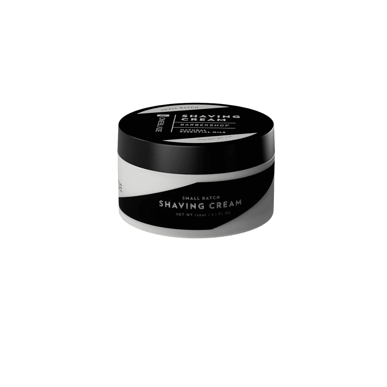 OneBlade Black Tie Shaving Cream 150mL - Barbershop