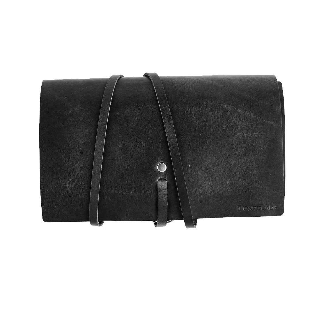 OneBlade Leather Dopp Kit - Black