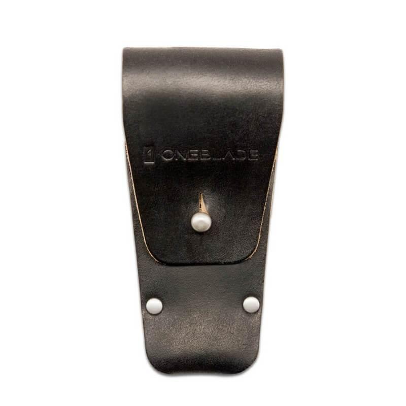 OneBlade Leather Razor Holster - Black