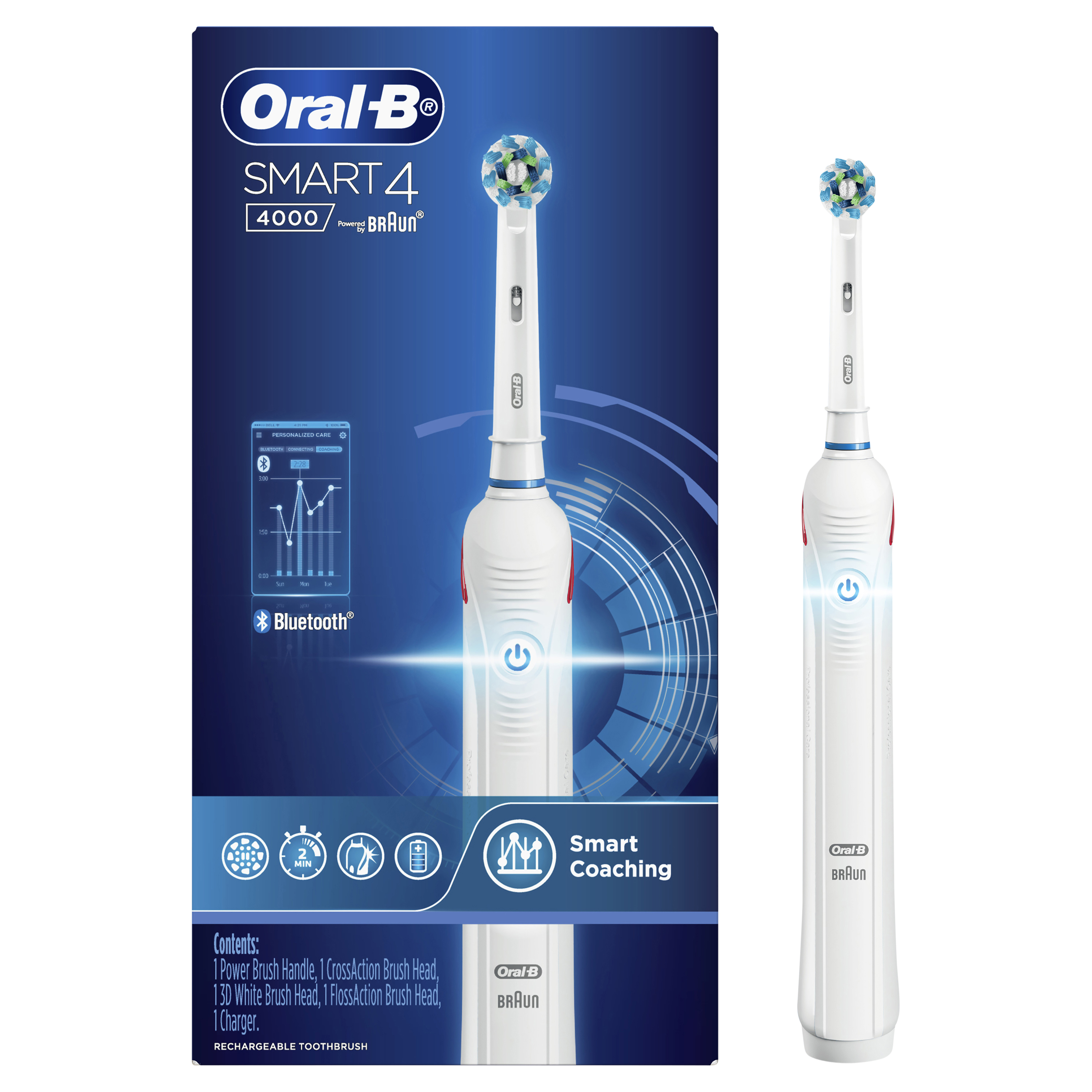 Oral-B Smart Series 4 4000 Electric Toothbrush WHITE