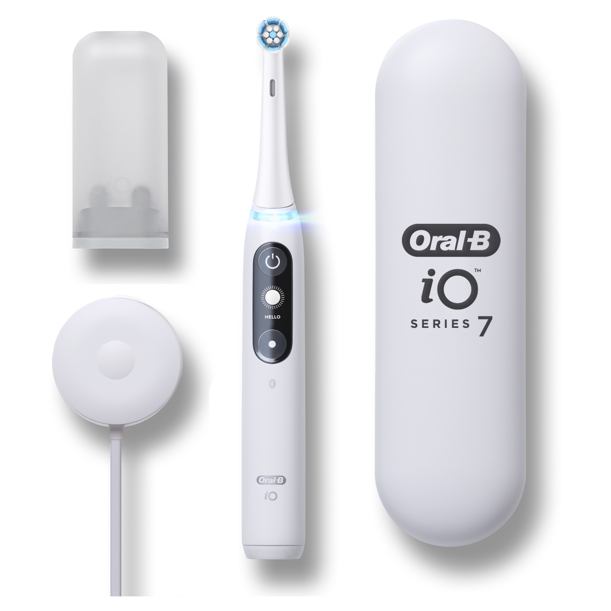 Oral-B iO Series 7 Electric Toothbrush + Travel Case  WHITE