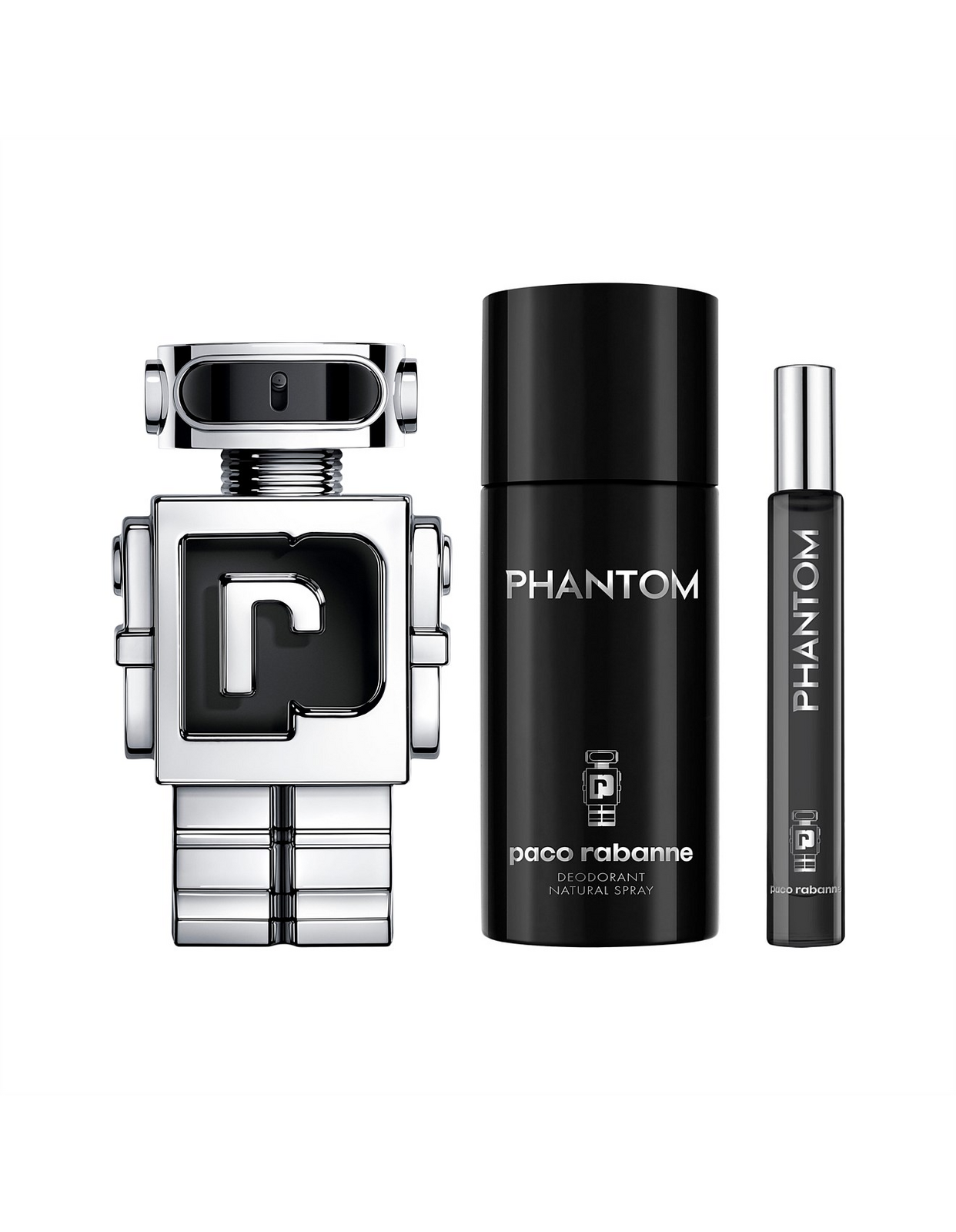 Paco Rabanne Phantom EDT 100ml 3 Piece Gift Set