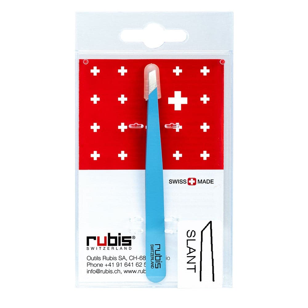 Rubis Slant Tweezer Blue