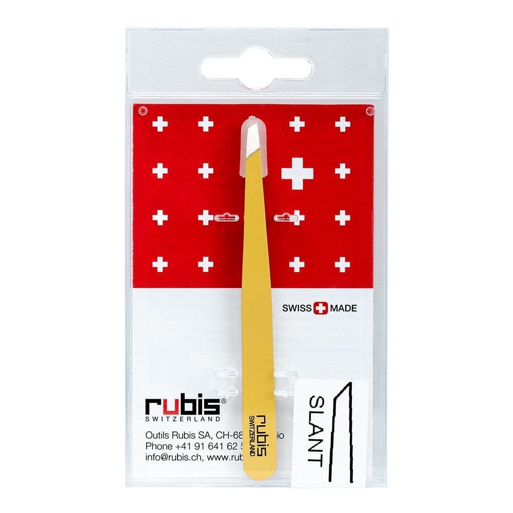 Rubis Slant Tweezer Yellow