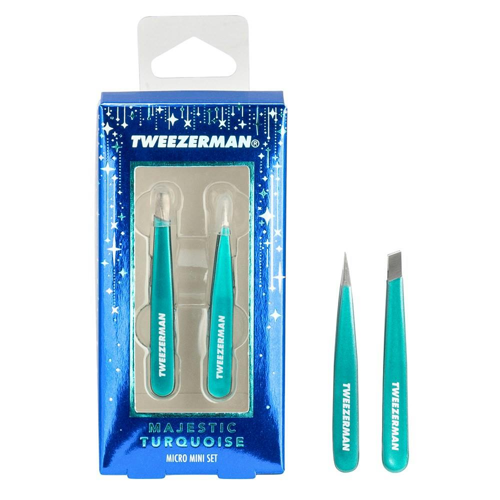 Tweezerman Micro Mini Tweezer Set Turquoise