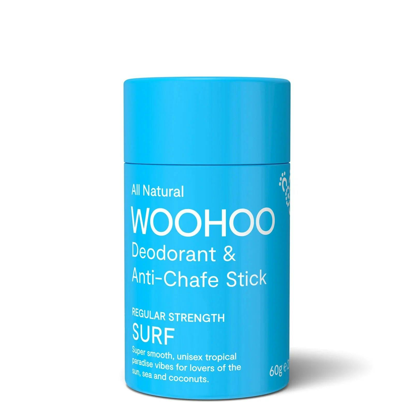 WOOHOO Deodorant & Anti-Chafe Stick Surf 60g