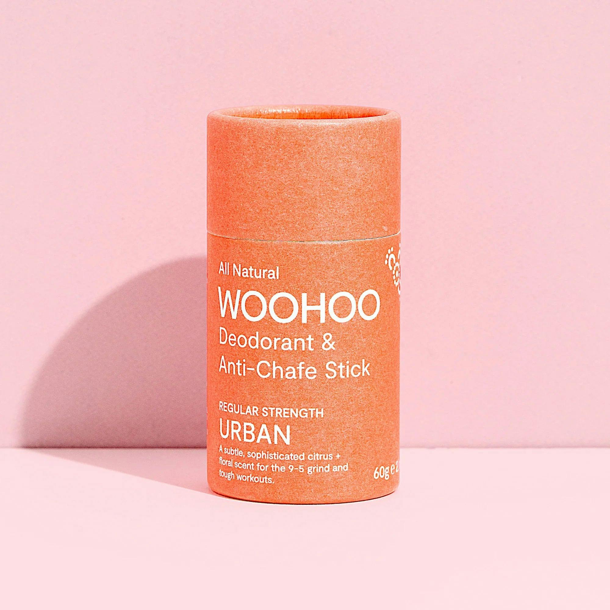 WOOHOO Deodorant & Anti-Chafe Stick Urban 60g