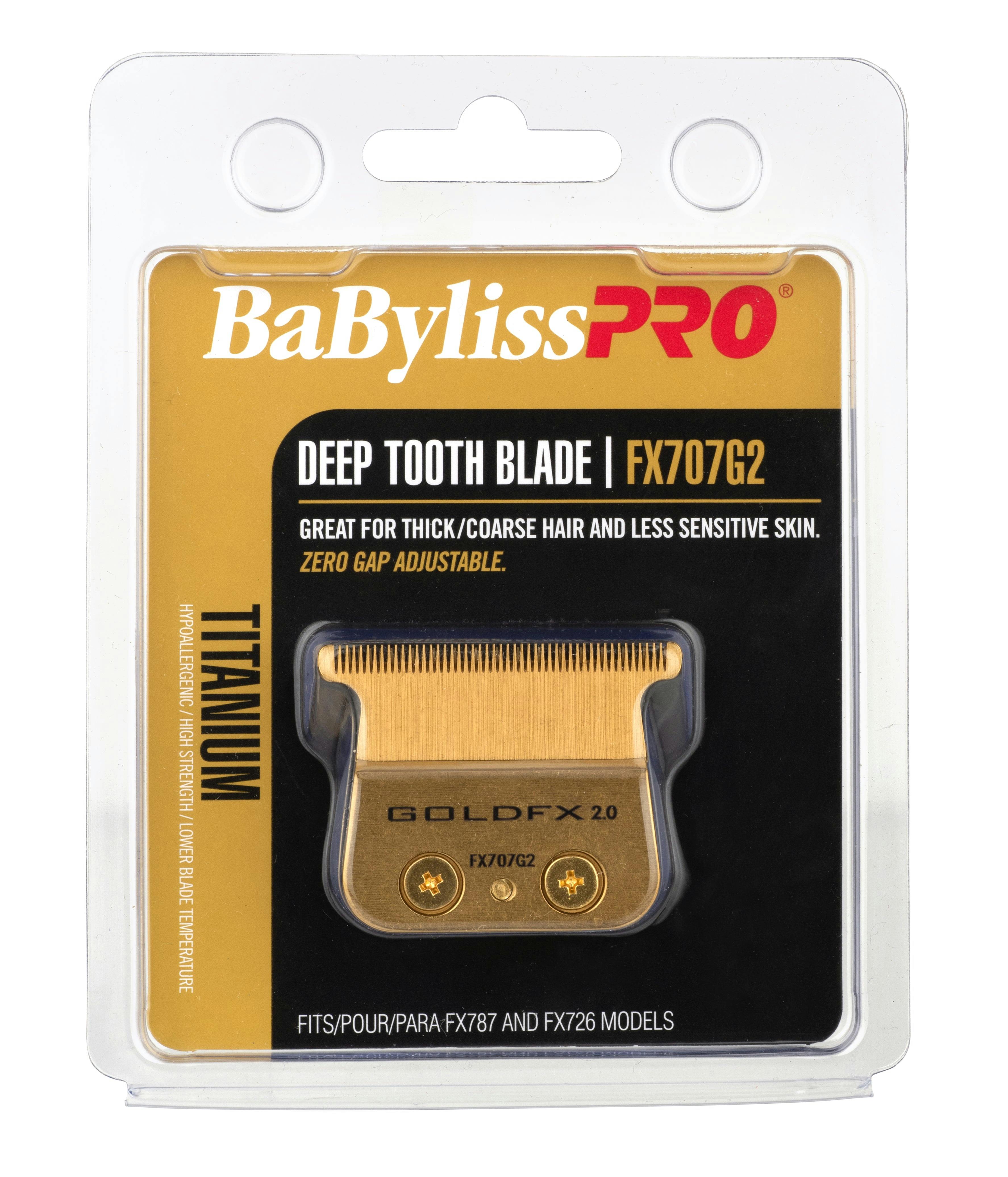 BaBylissPRO Replacement Blade Gold Deep Tooth 2mm